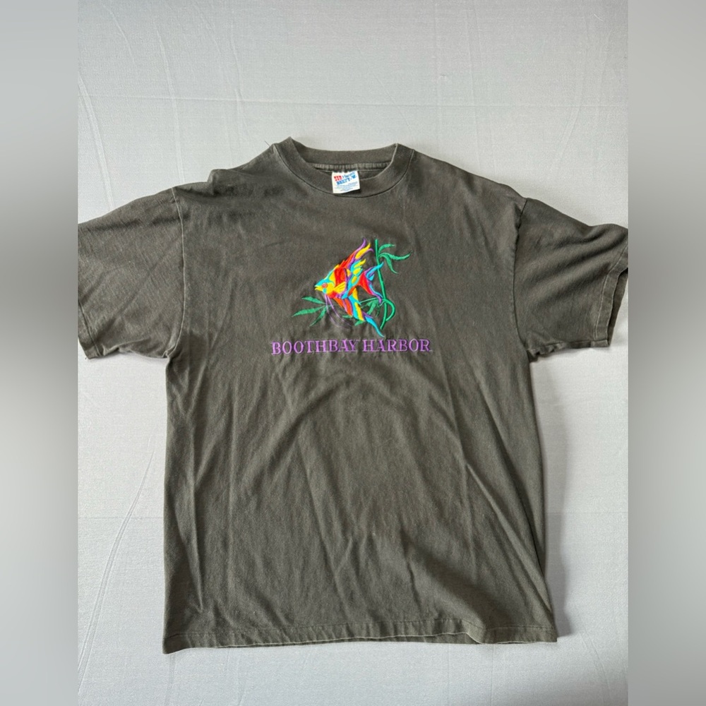 Vintage Boothbay harbor shirt XL single stitched
